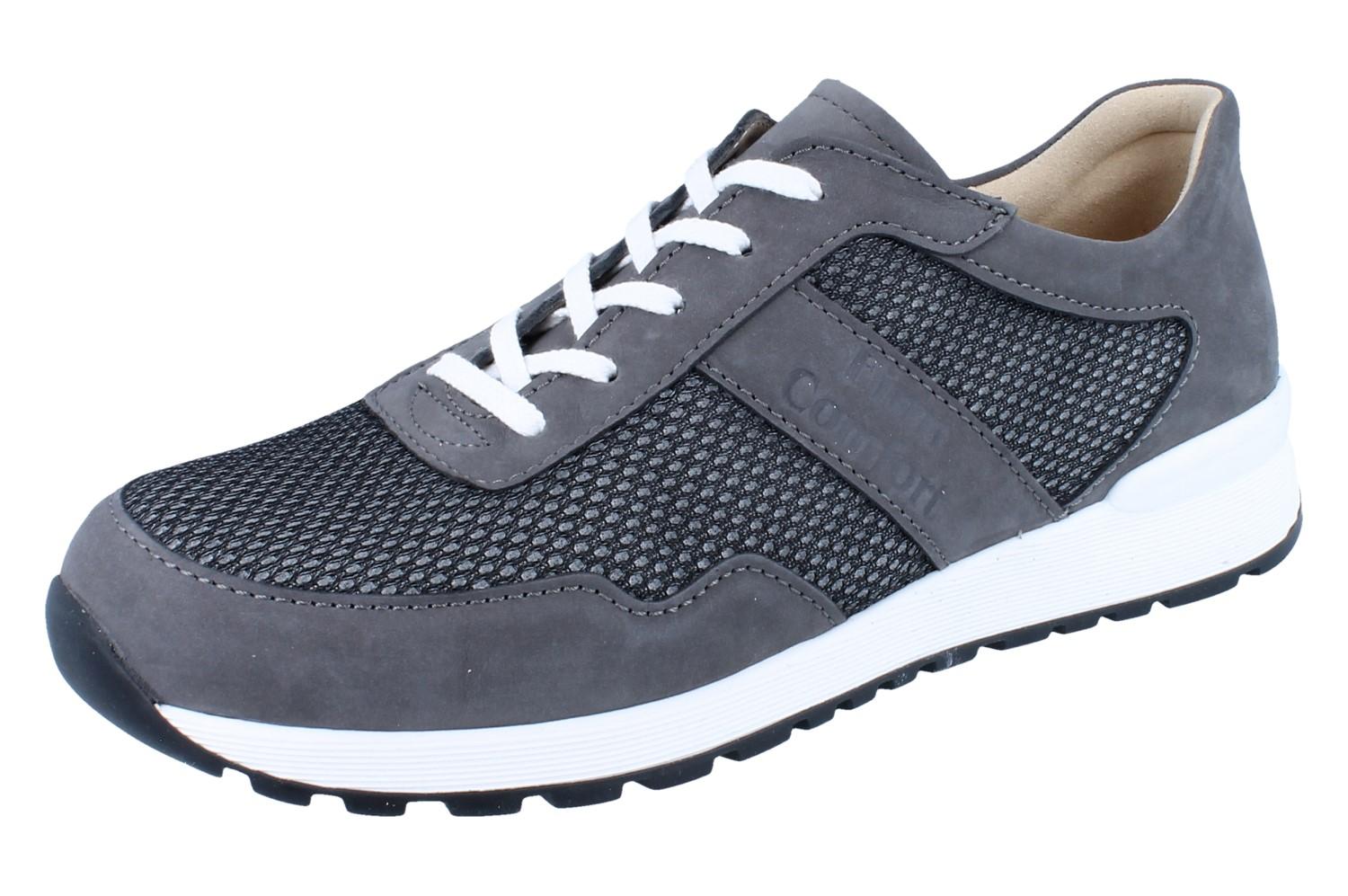 FINN COMFORT Prezzo Herren Halbschuhe grau Nubukleder Mesh